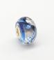 Preview: Blue/crystal glitter glass  - EdelELB